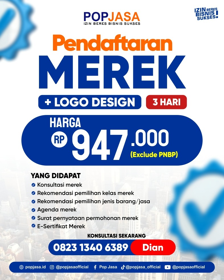 Paket Dasar Pendaftaran Merek